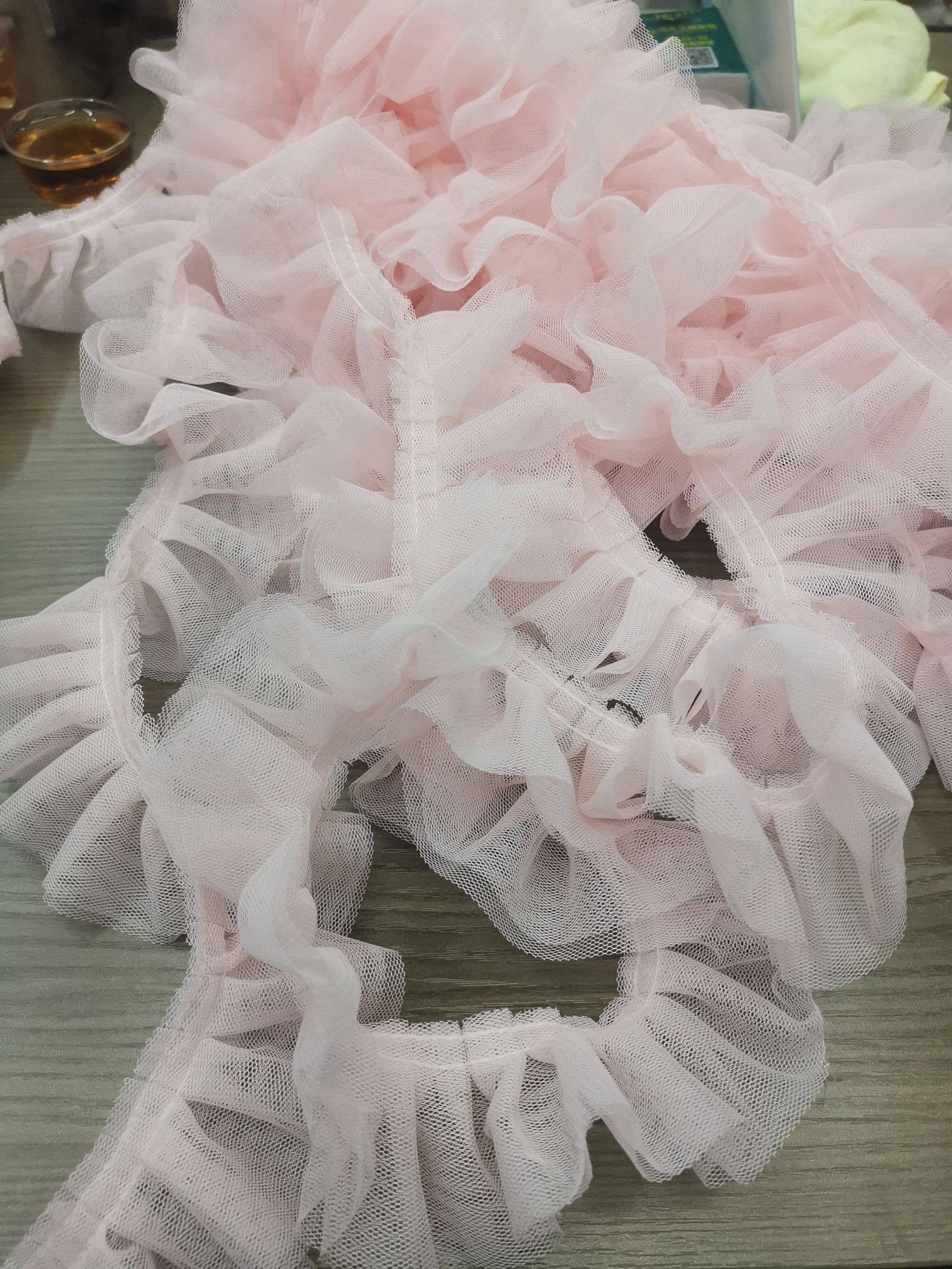 Pink lace details Picture