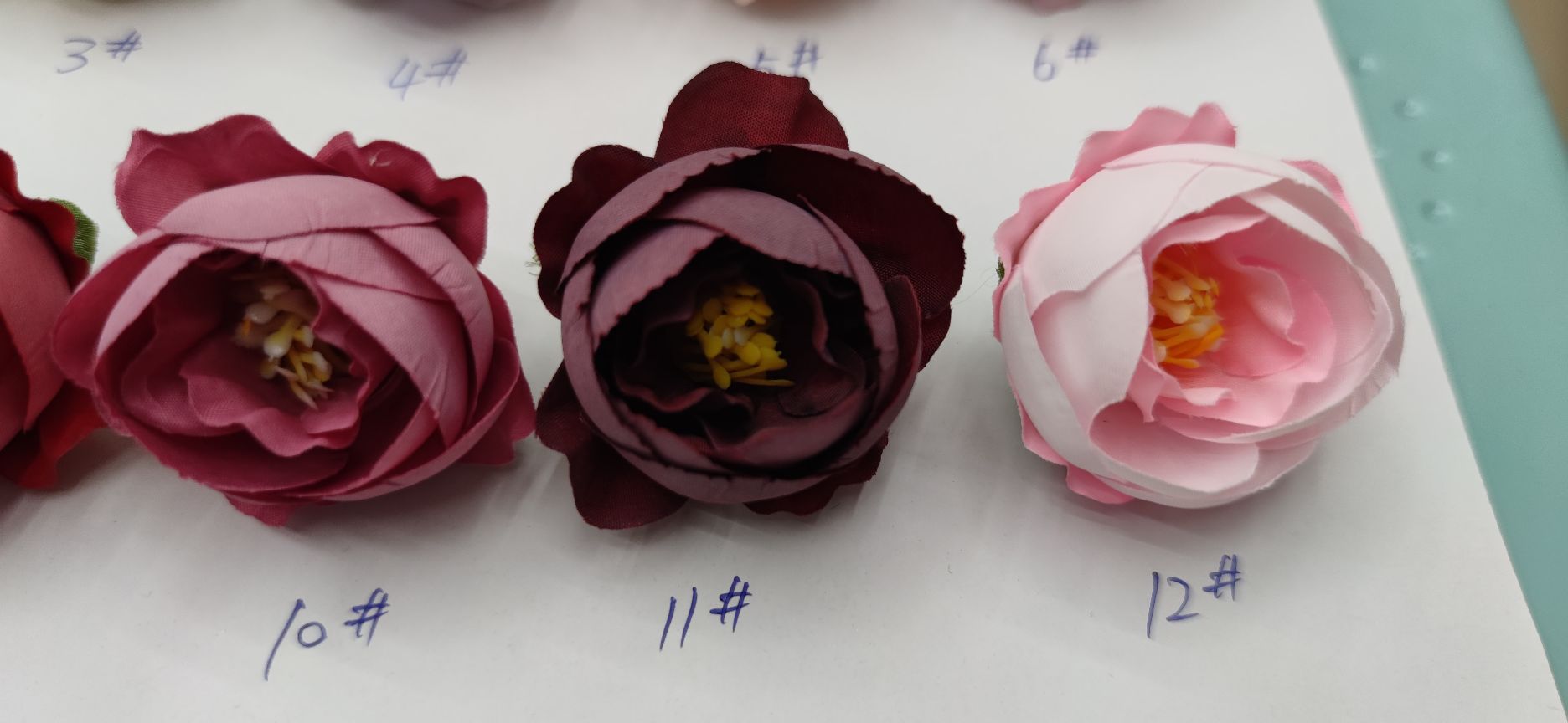 小玫瑰花头细节图