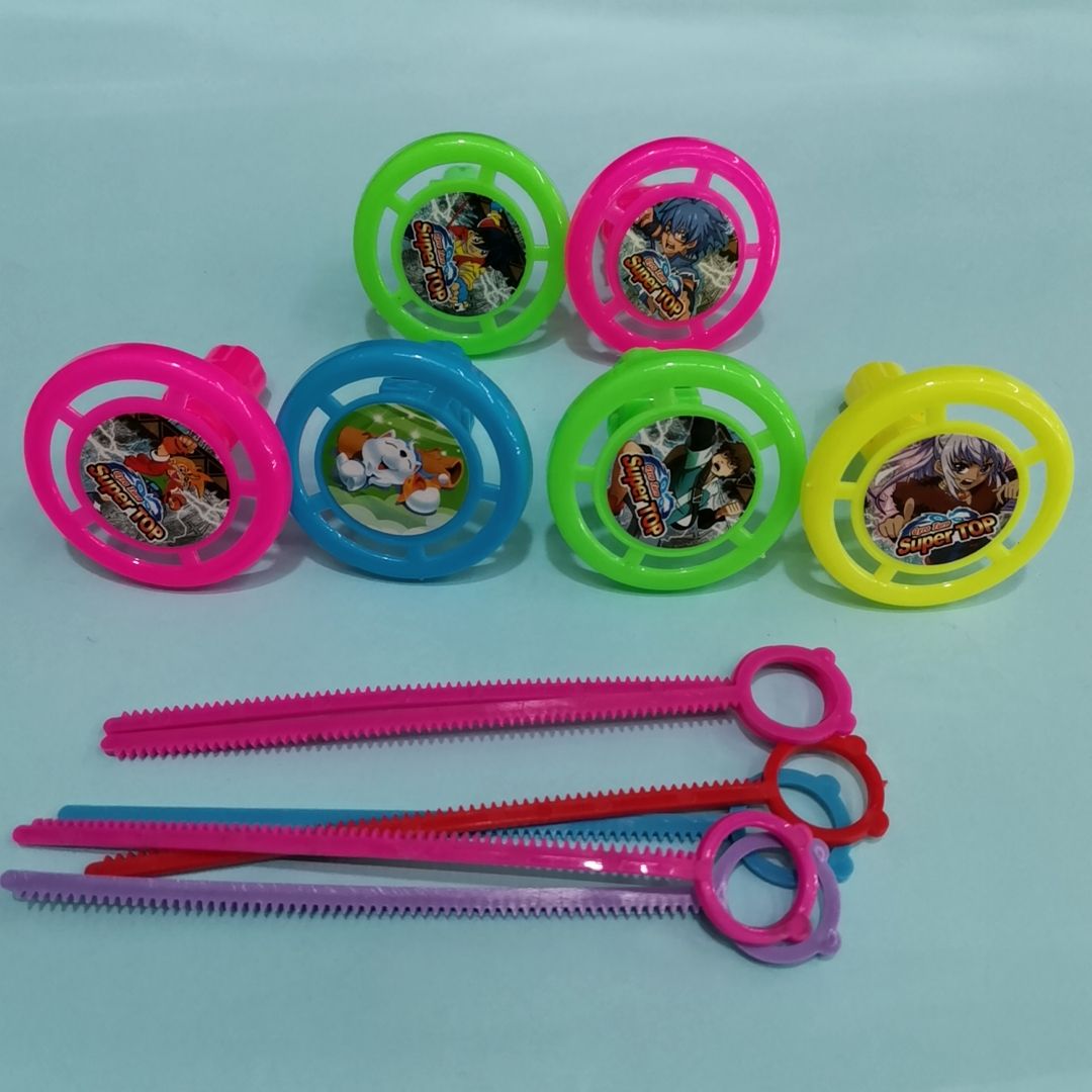 新款拉尺陀螺卡通塑料玩具幼儿比拼玩具活动必备赠品刮板配件厂家直销批发热销货源充足详情图10