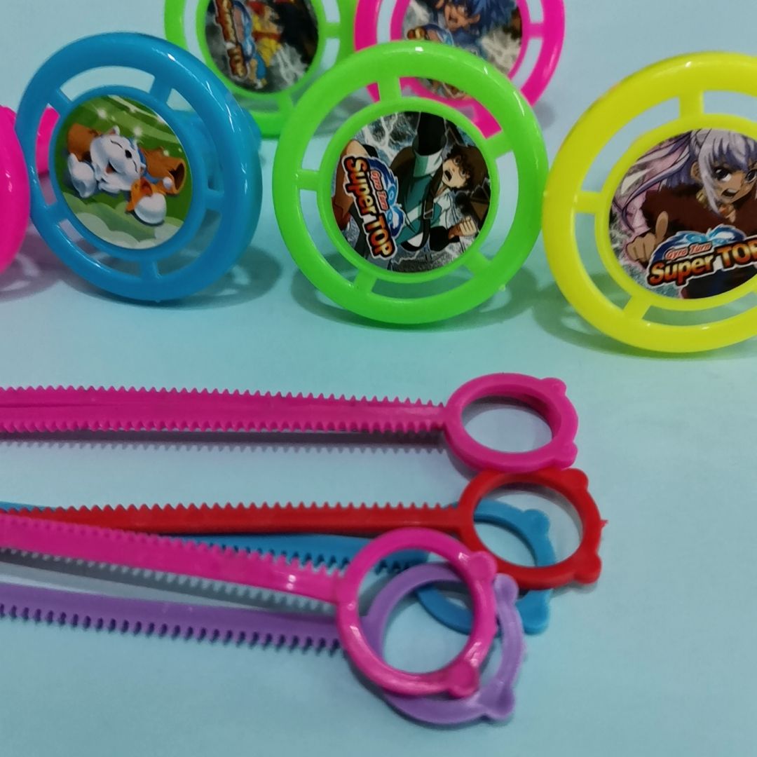 新款拉尺陀螺卡通塑料玩具幼儿比拼玩具活动必备赠品刮板配件厂家直销批发热销货源充足详情图6