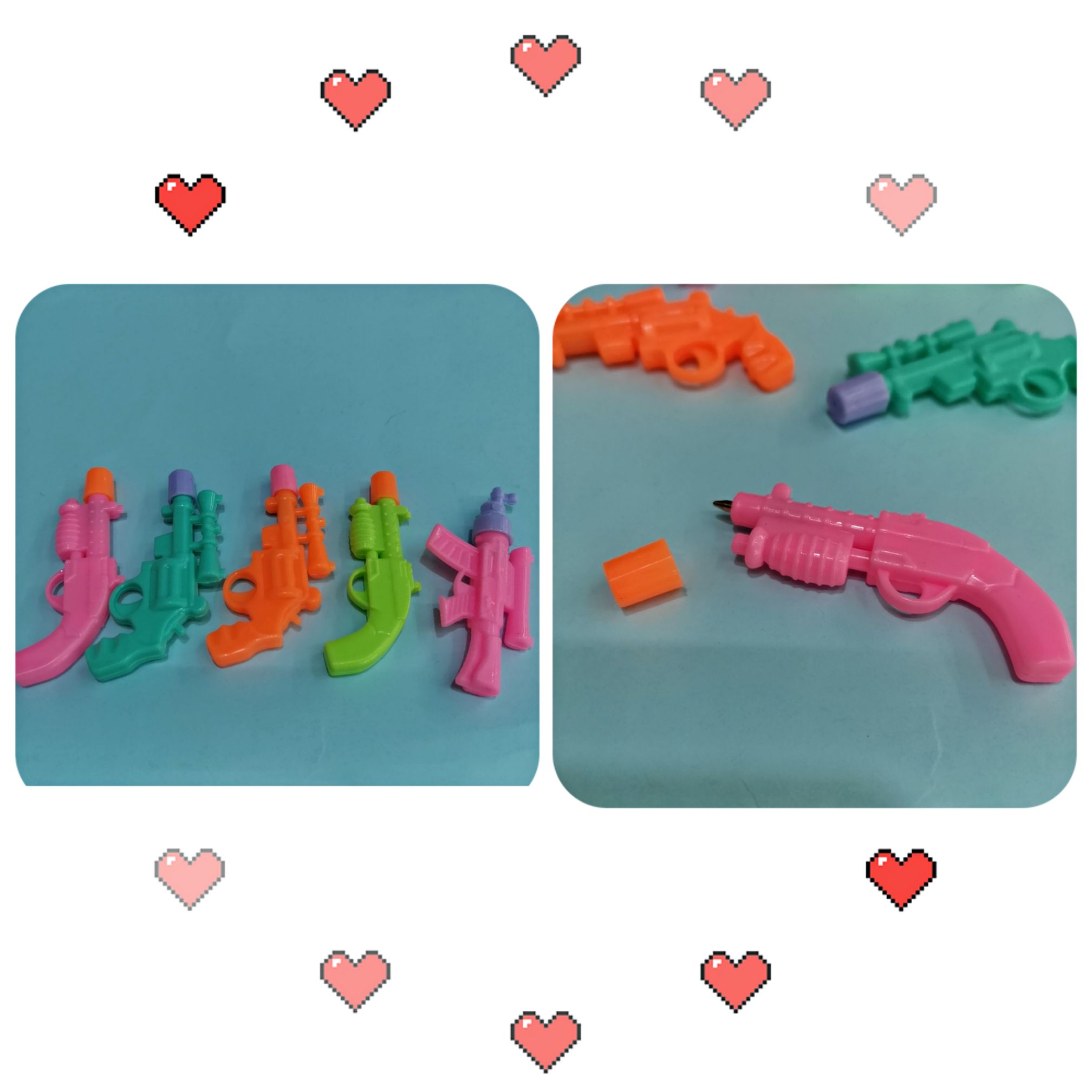 新款枪造型笔幼儿文具可爱迷你款混款蛋壳扭蛋货源赠品配件厂家直销批发热销货源充足详情图10