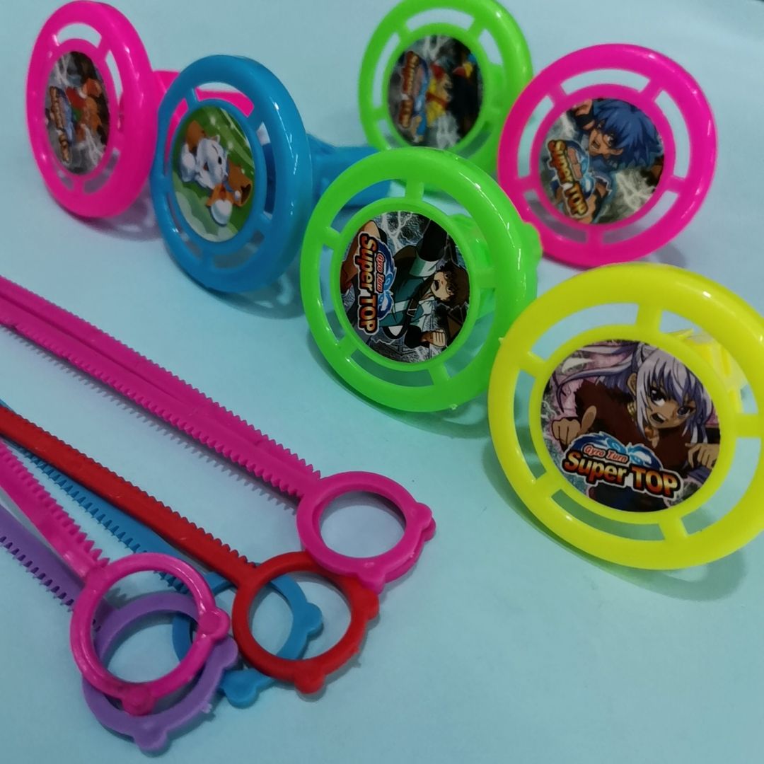 新款拉尺陀螺卡通塑料玩具幼儿比拼玩具活动必备赠品刮板配件厂家直销批发热销货源充足详情图7