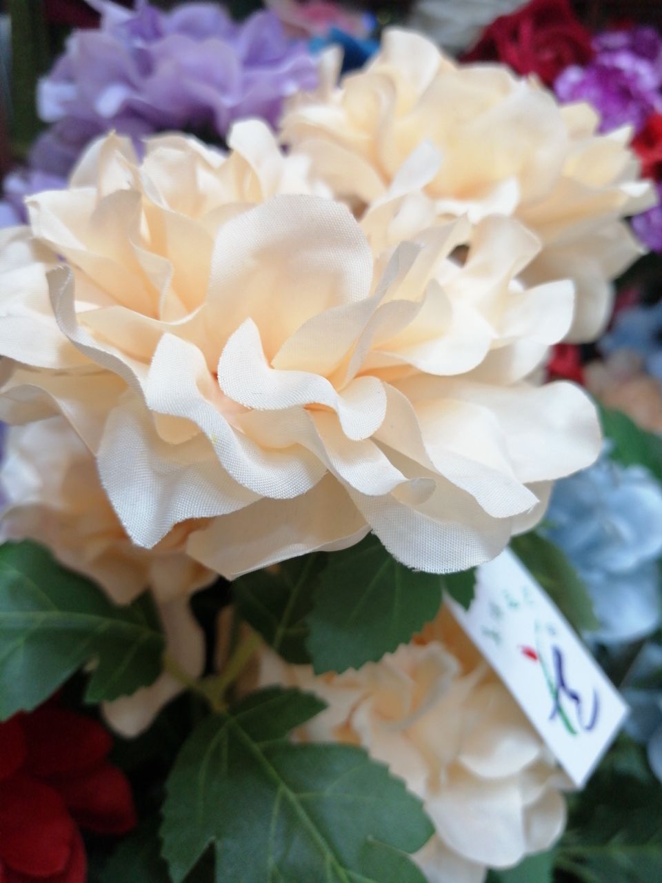 仿真花  菊花细节图