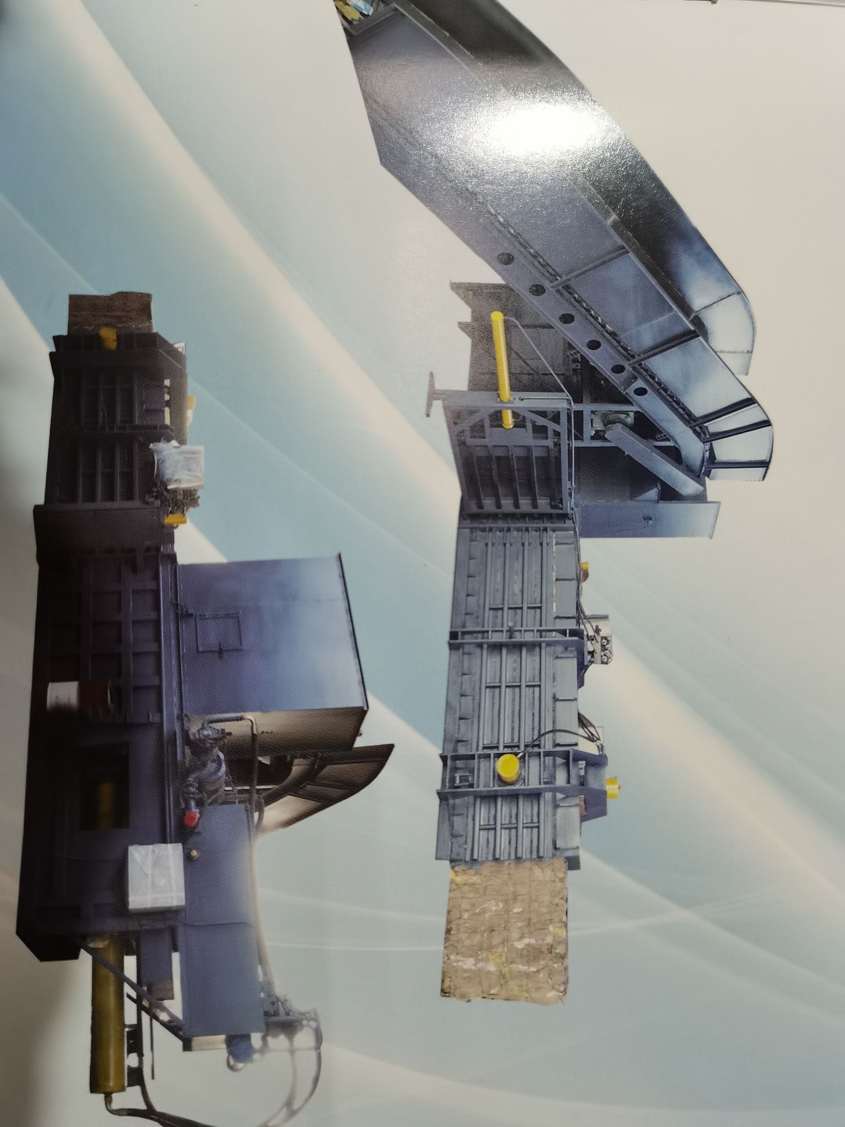 Fully automatic waste paper baler details Picture