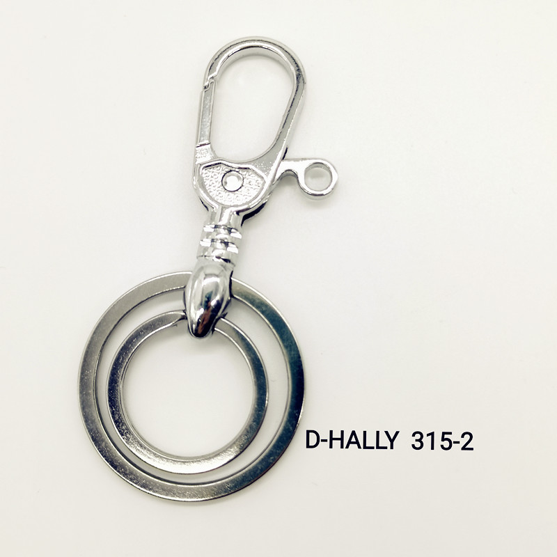 D-HALLY 迪哈利315-2，小号钥匙扣，男女腰挂钥匙链双环钥匙圈礼品G15051-15052店详情4