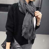 2021新款时尚女士潮流冬季加厚加绒保暖围巾13