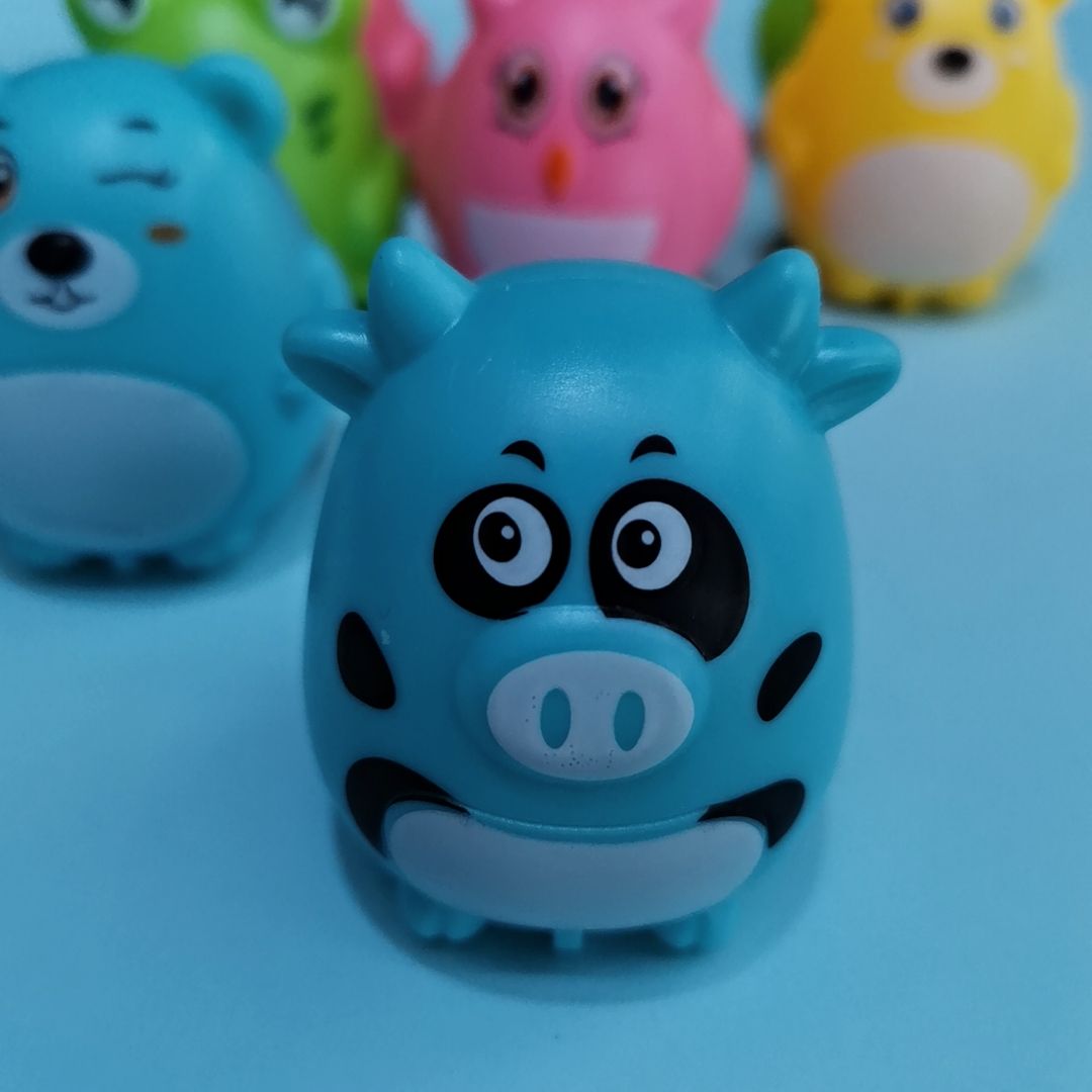 热销款动物回力车可爱动物造型猫头鹰奶牛小熊青蛙8款混装混色内销热卖赠品配件厂家直销批发热销货源充足详情图4