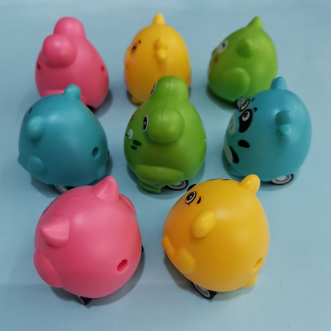 热销款动物回力车可爱动物造型猫头鹰奶牛小熊青蛙8款混装混色内销热卖赠品配件厂家直销批发热销货源充足详情图7