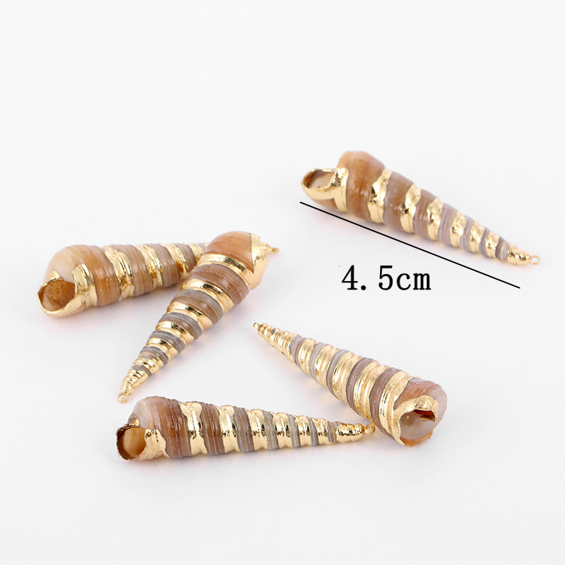 DIY shell jewelry accessories, bracelets, small conch necklaces, earrings, pendants, creative natural handcrafted jewelry accessories pic 2