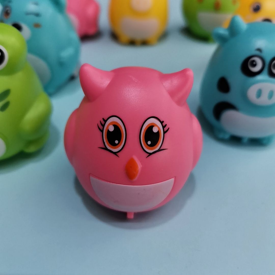 热销款动物回力车可爱动物造型猫头鹰奶牛小熊青蛙8款混装混色内销热卖赠品配件厂家直销批发热销货源充足详情图2