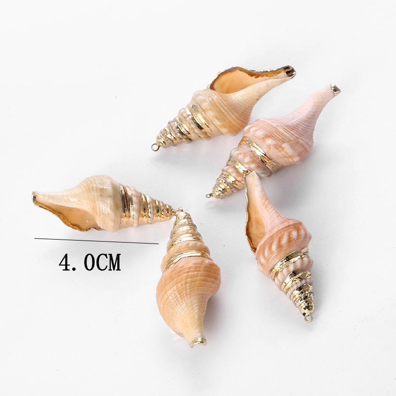 DIY shell jewelry accessories, bracelets, small conch necklaces, earrings, pendants, creative natural handcrafted jewelry accessories pic 6