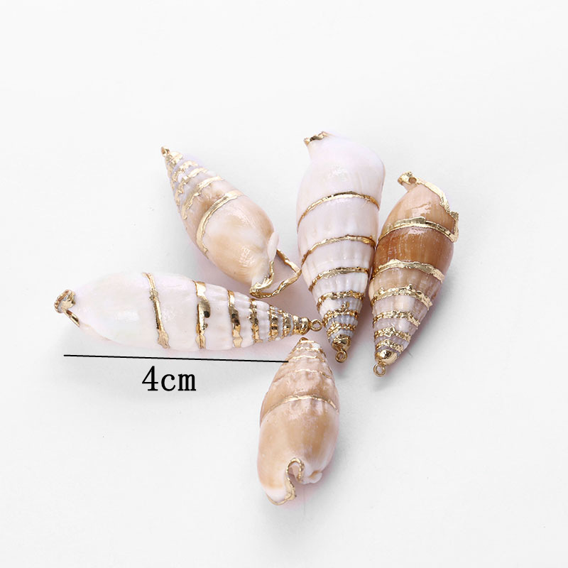 DIY shell jewelry accessories, bracelets, small conch necklaces, earrings, pendants, creative natural handcrafted jewelry accessories pic 4