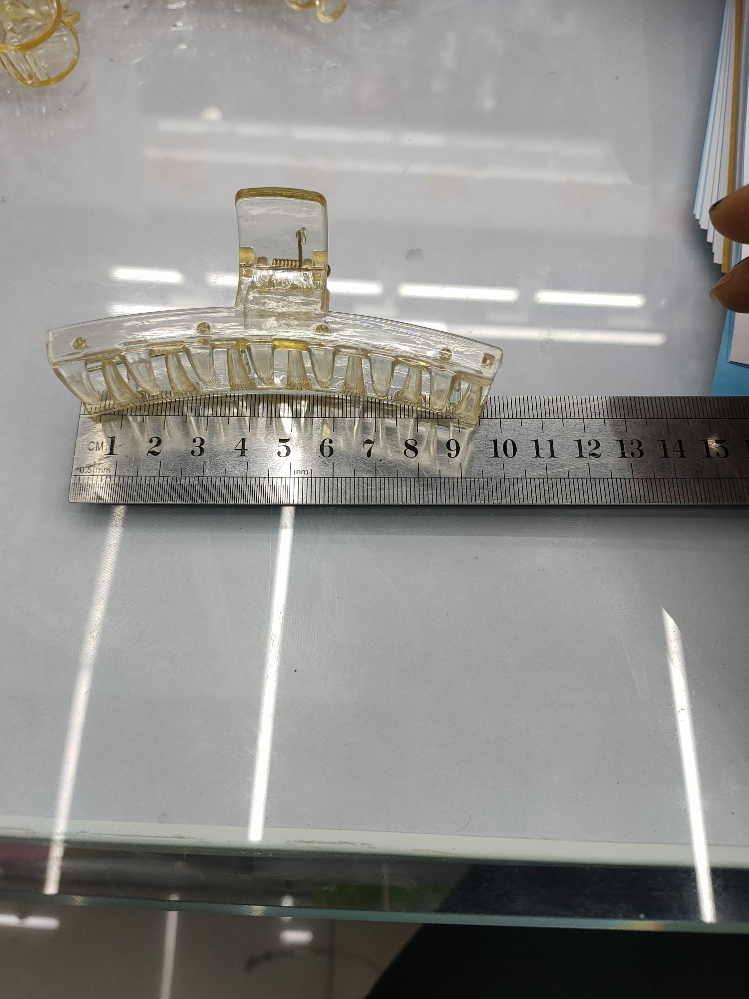网红同款一字夹配件可粘DIY饰品韩式大爪夹