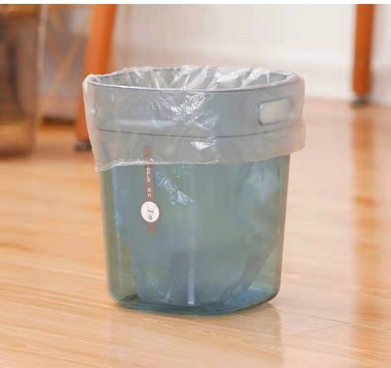 北欧风简约垃圾桶办公室家用纸篓创意加厚透明收纳桶PET塑料冰桶详情7