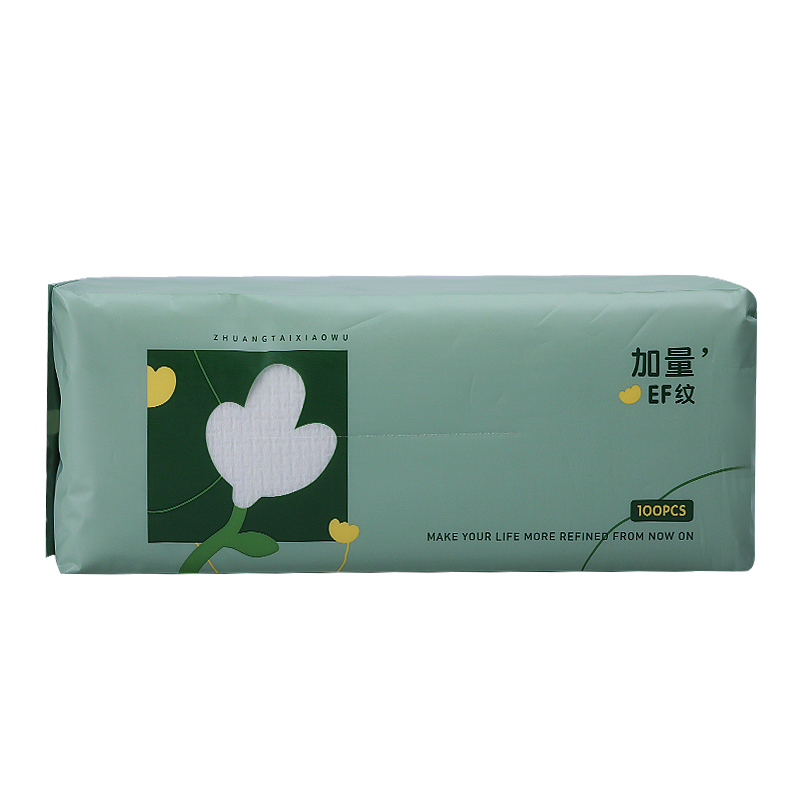 一次性洗脸巾实物图
