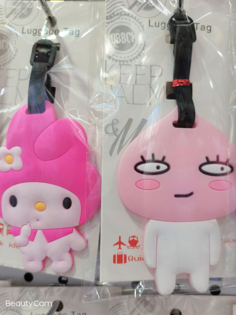 Children's cartoon luggage tags, pvc soft rubber key chain accessories, fridge magnet accessories Item Picture