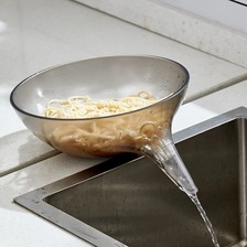 H115-爱尚厨房洗菜沥水篮 北欧风格创意果盘家用多功能淘菜沥水碗