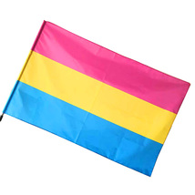 彩虹旗90*150cm双性恋LGBT非二次元同性恋旗帜 同志旗彩虹pride