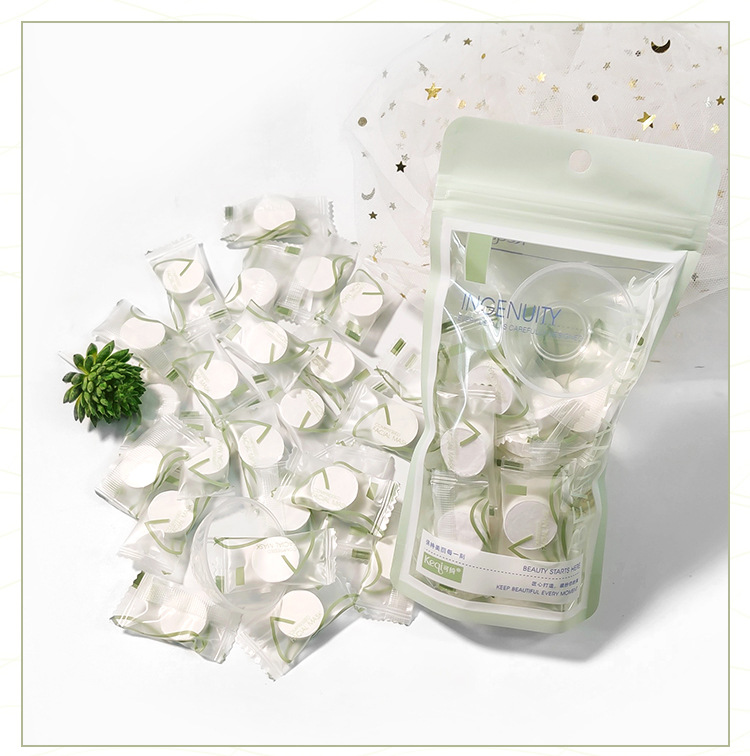 A bag of 24 pieces of facial mask paper + a small bowl of portable candy pie compressed disposable facial mask pieces wet compress hydrating facial mask paper details Picture