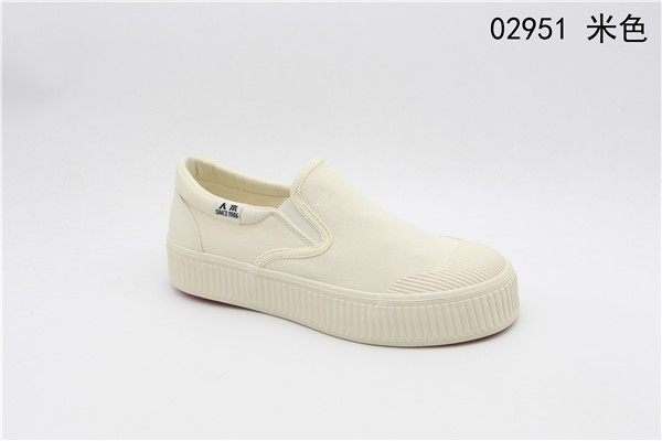 Renben White Sneakers Women's 2022 Spring New style Women's shoes, sports and casual shoes, one-step lazy shoes