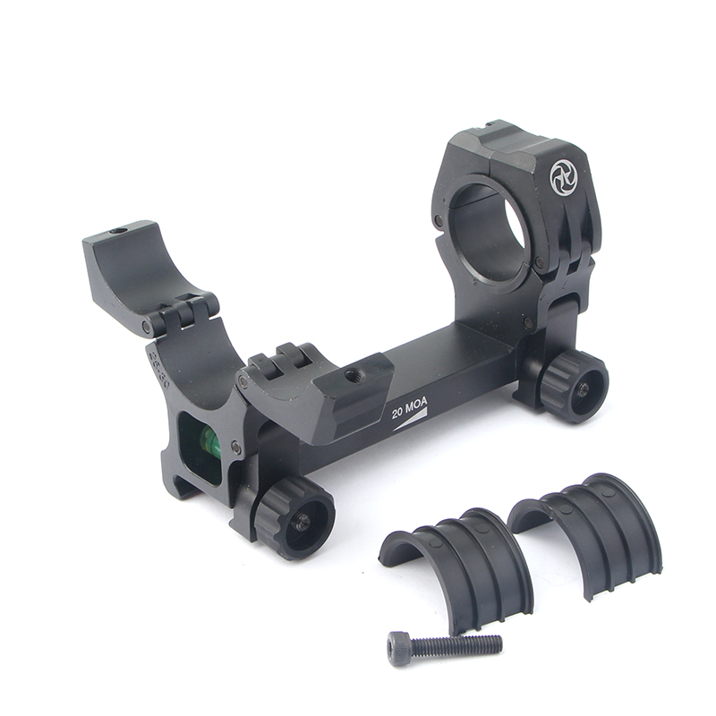 M10款25/30mm管径通用增高瞄准/夹具全金属水平仪一体支架详情2