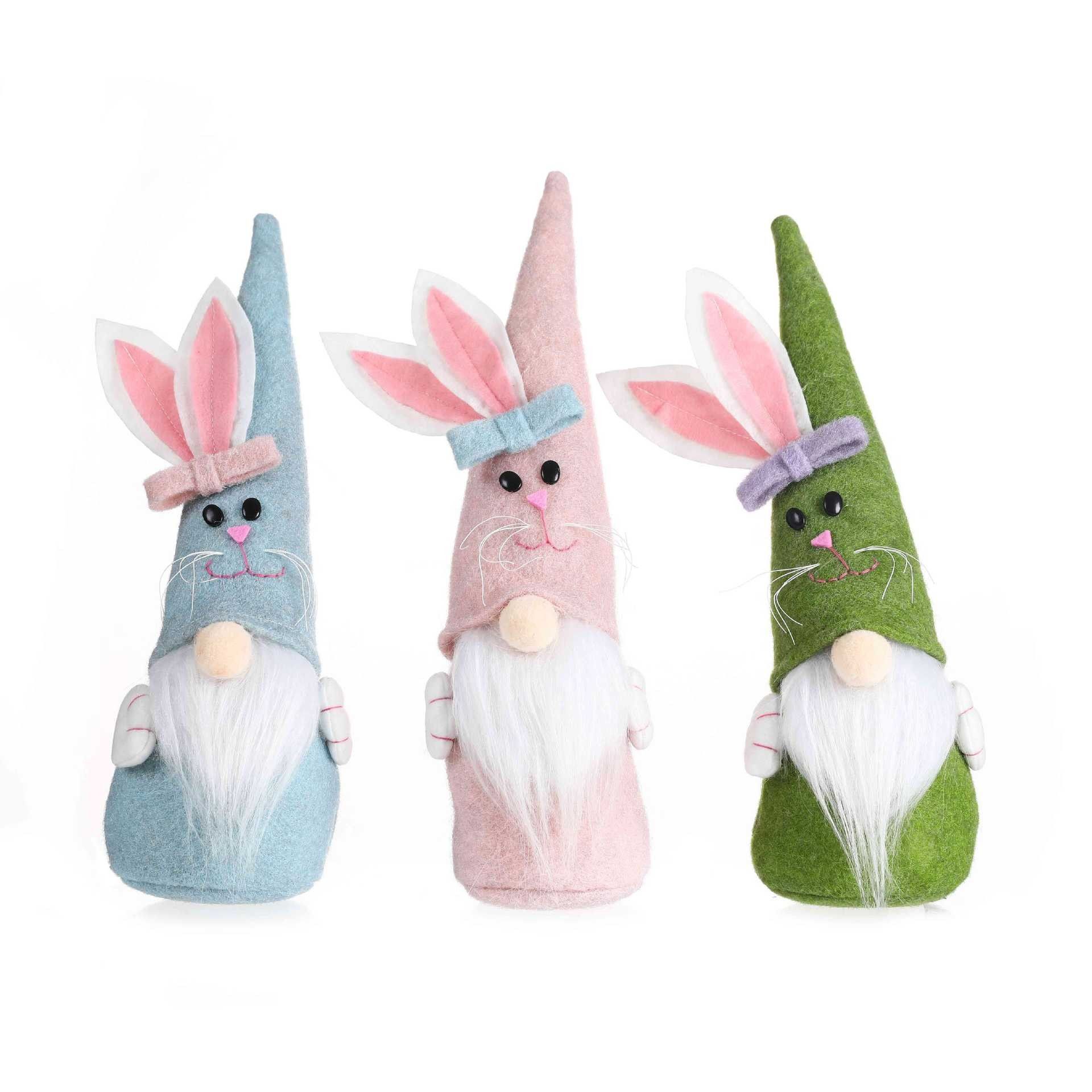 复活节兔子装饰工艺品无脸老人家居摆件礼物Easter Bunny派对道具详情图5