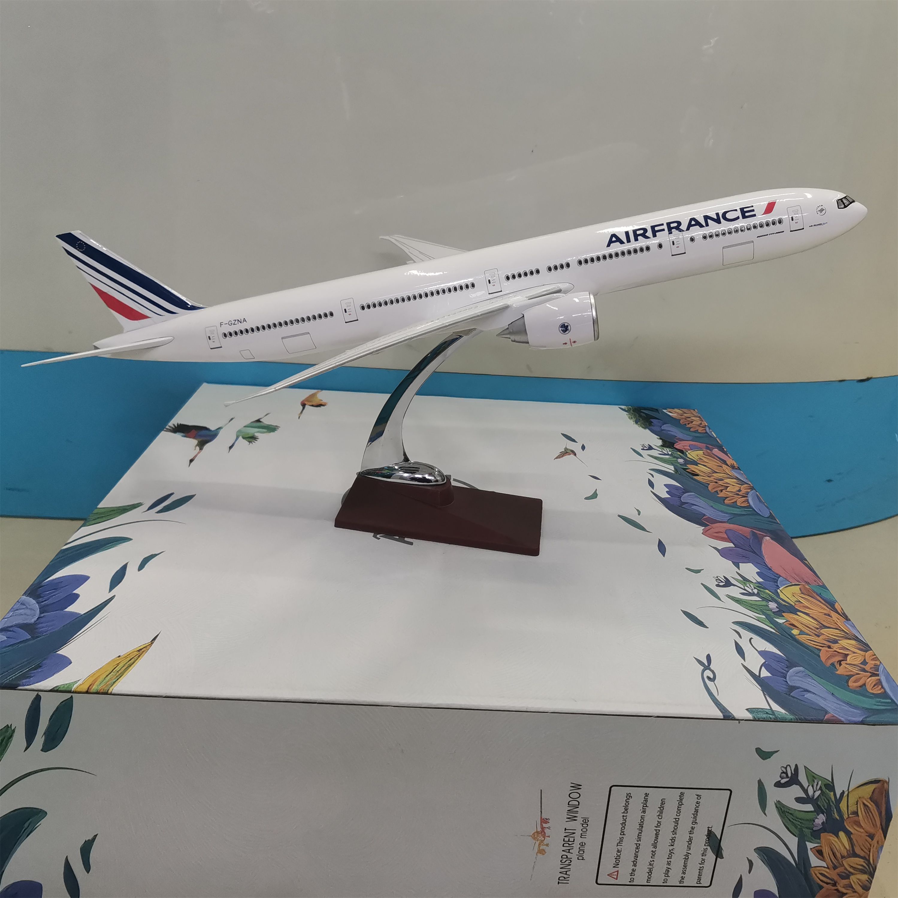飞机模型（法国航空B777-300ER飞机）仿真飞机模型 ABS合成强化树脂飞机模型详情图2