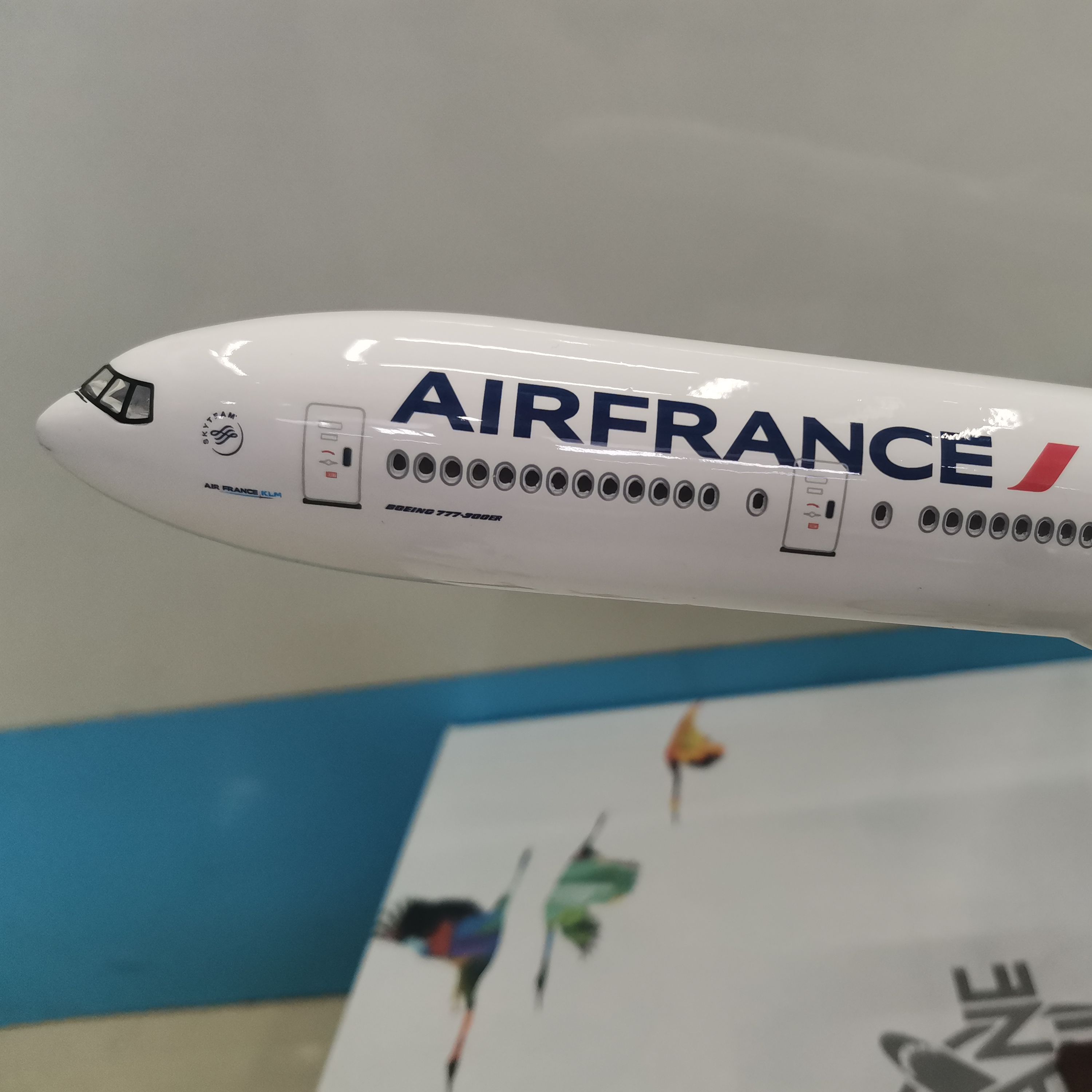 飞机模型（法国航空B777-300ER飞机）仿真飞机模型 ABS合成强化树脂飞机模型详情图4