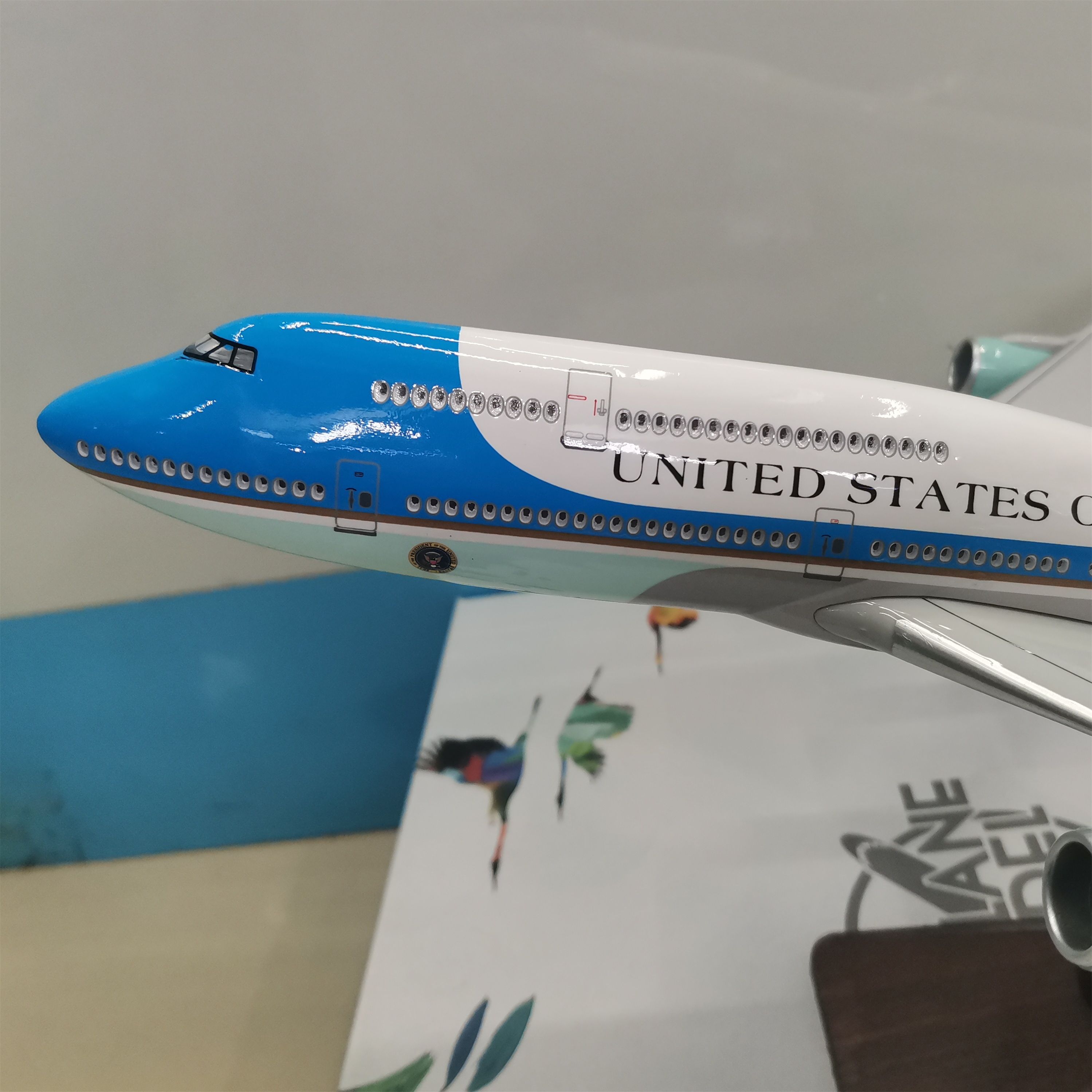 飞机模型（空军一号-美国总统座机747-8）ABS强化合成树脂飞机模型 仿真飞机模型详情图4