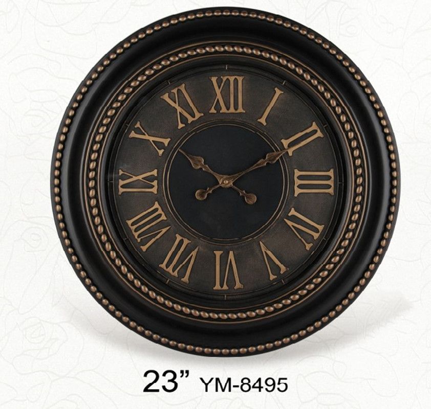 Model 8495A plastic retro wall clock in Europe and America详情图3
