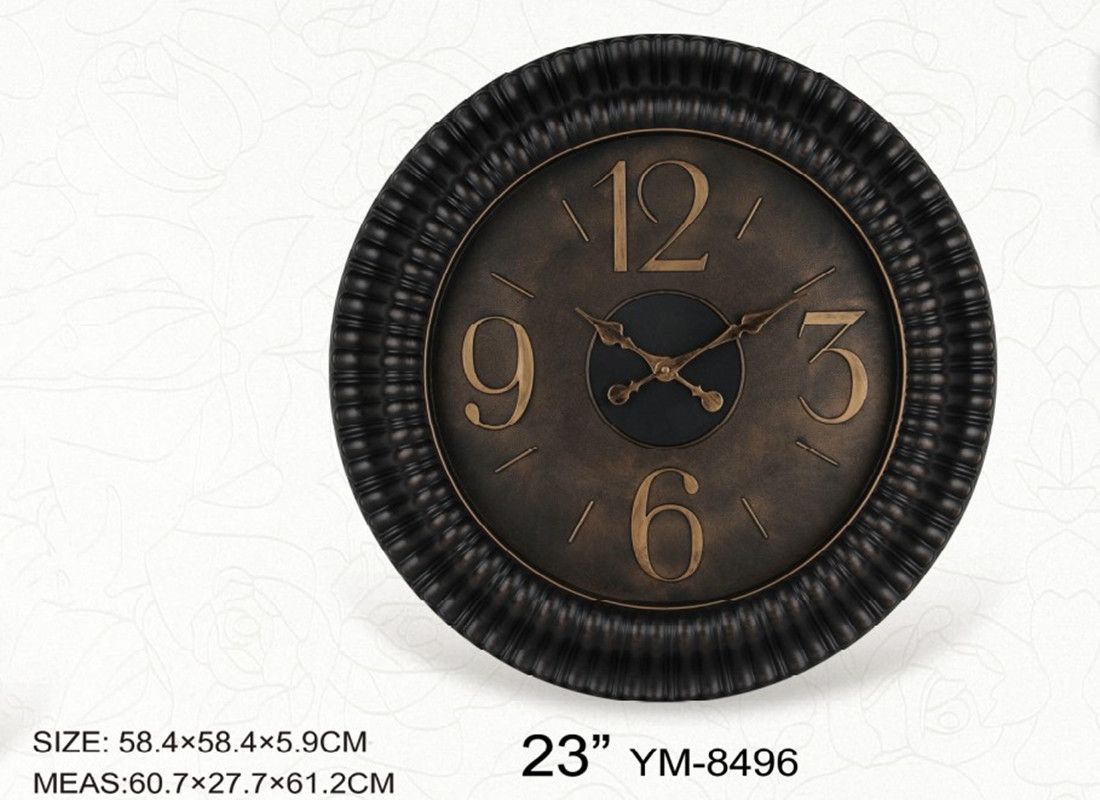 Model 8496A plastic retro wall clock in Europe and America详情图2