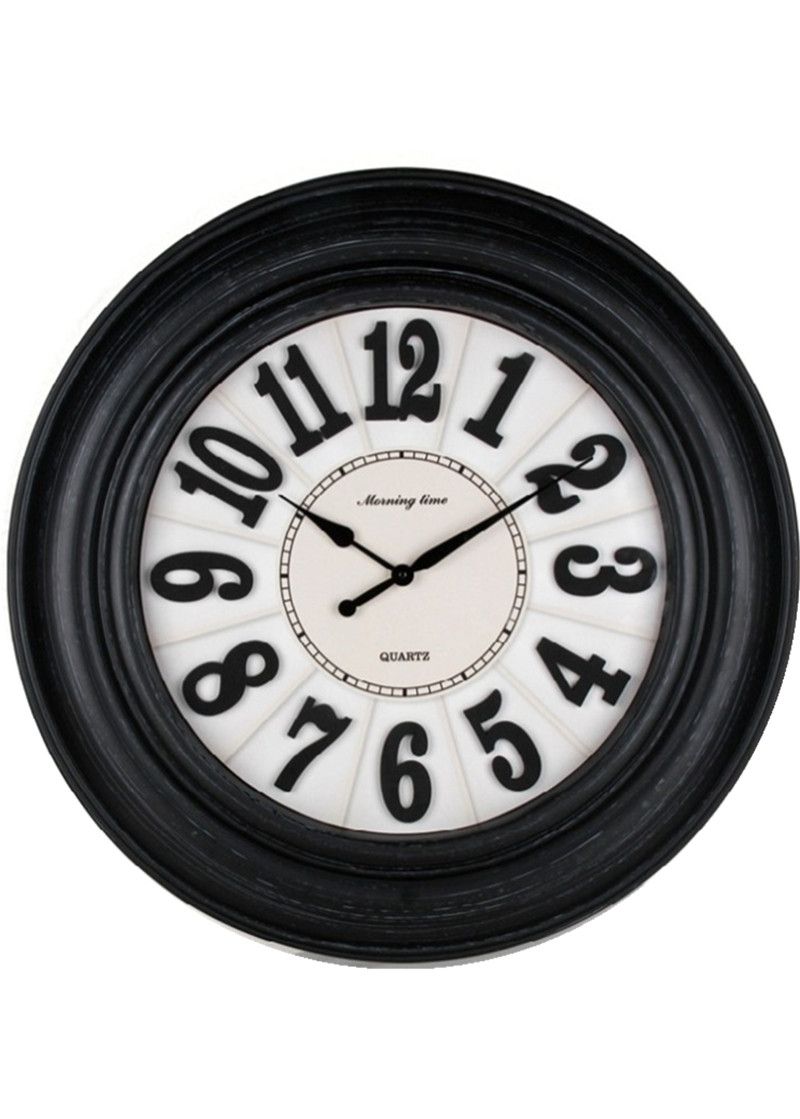 Model 8528B plastic retro wall clock in Europe and America详情图1