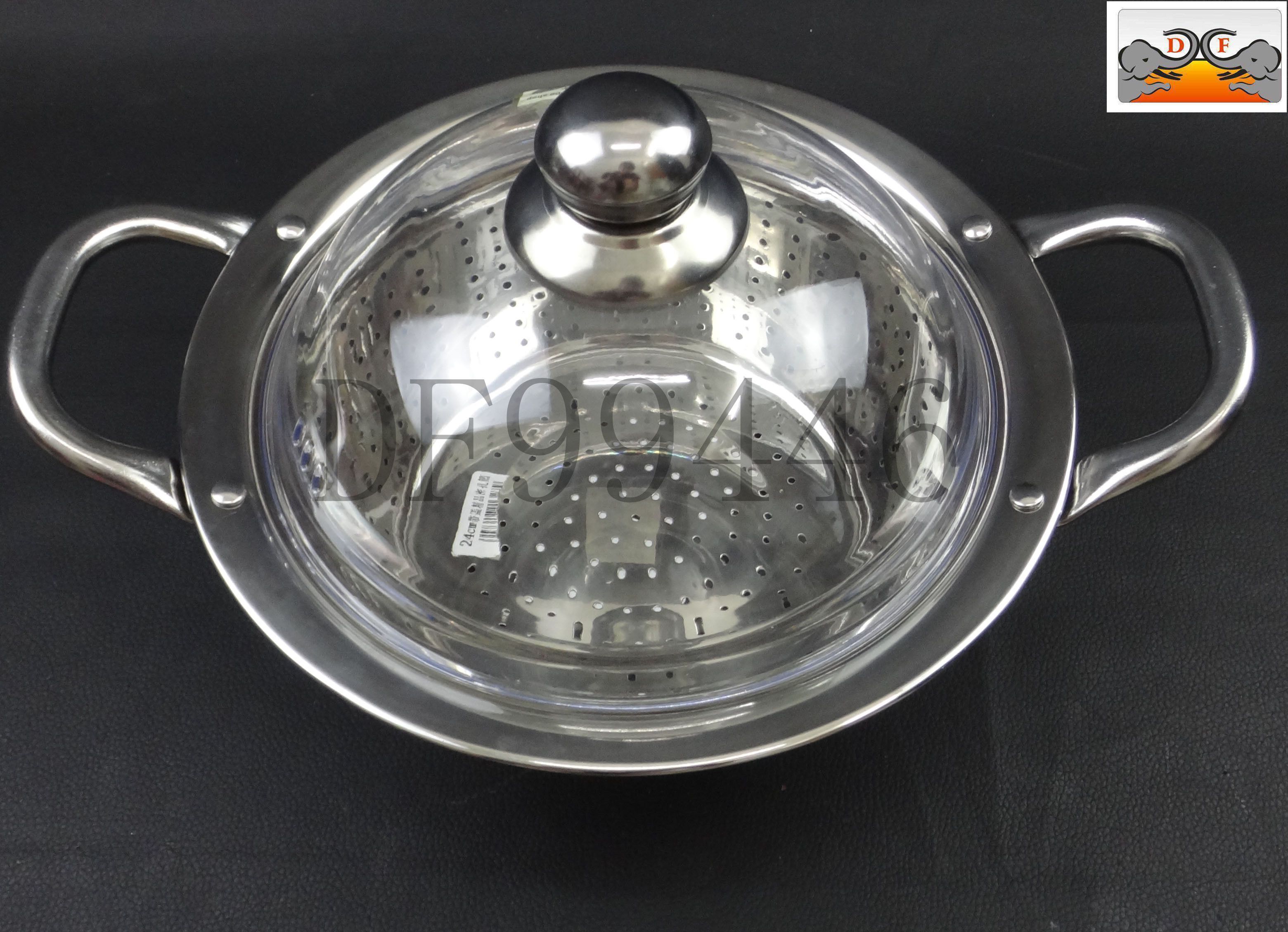 DF99445 مجموعة من DF Trading House من ثلاث قطع من أجل غسل ميشاي في أوعية الغسيل المصنوعة من الفولاذ غير القابل للصدأ في سلة مثقوبة Item Picture
