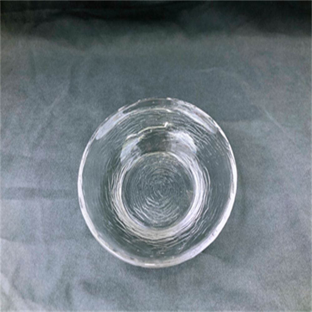Crystal glass Qianhai Mountain tea saucer details Picture