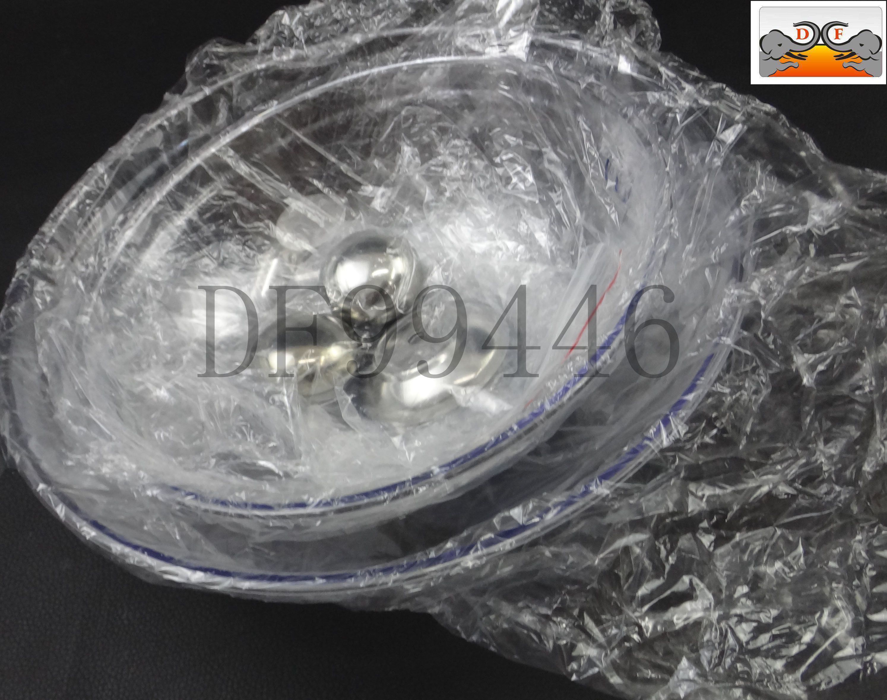 DF99445 مجموعة من DF Trading House من ثلاث قطع من أجل غسل ميشاي في أوعية الغسيل المصنوعة من الفولاذ غير القابل للصدأ في سلة مثقوبة