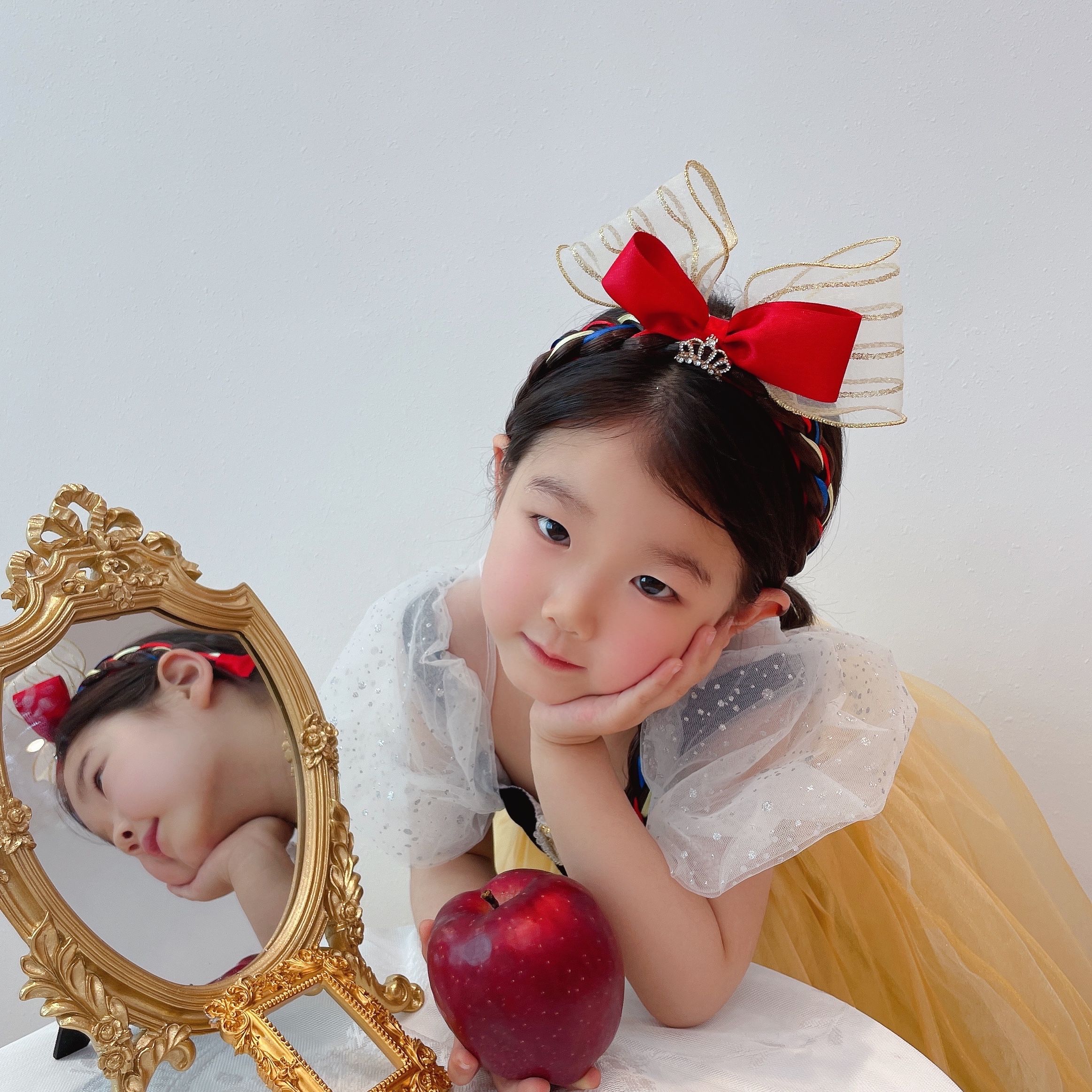 Snow White - Meteor Gauze Braided Hairband
