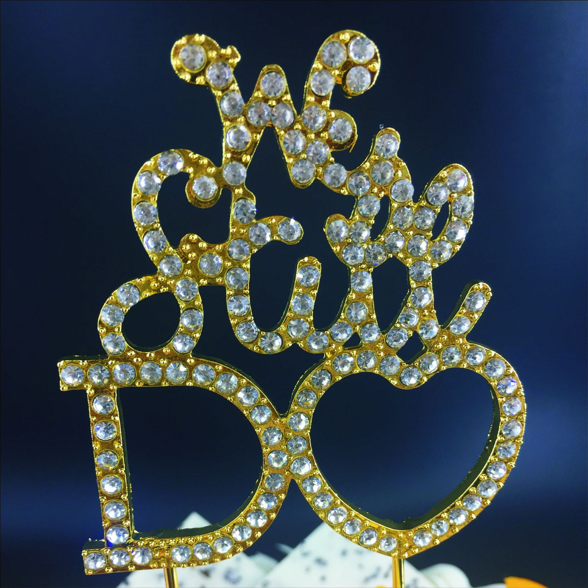 厂家直销新款IDO浪漫婚礼蛋糕插牌节日喜庆插旗烘焙装饰来样定制