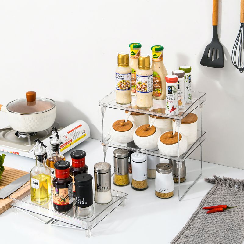 Kitchen storage rack, multi-layer seasoning storage box, seasoning storage rack, seasoning rack, seasoning storage box, fruit plate Item Picture