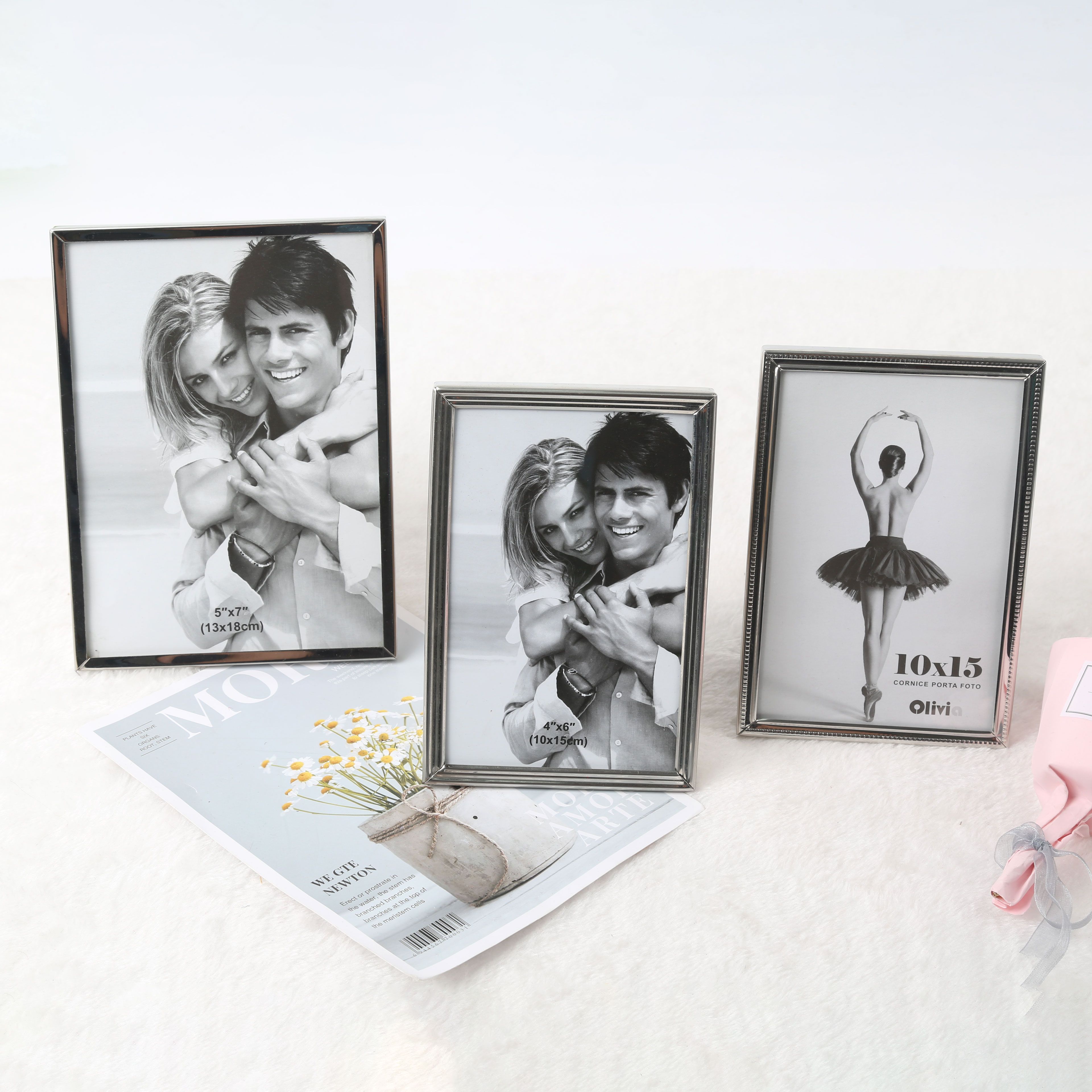 European-style simple and classical stainless steel and aluminum alloy metal for export, Amazon brushed photo frame, picture frame factory direct sales Application Scenario