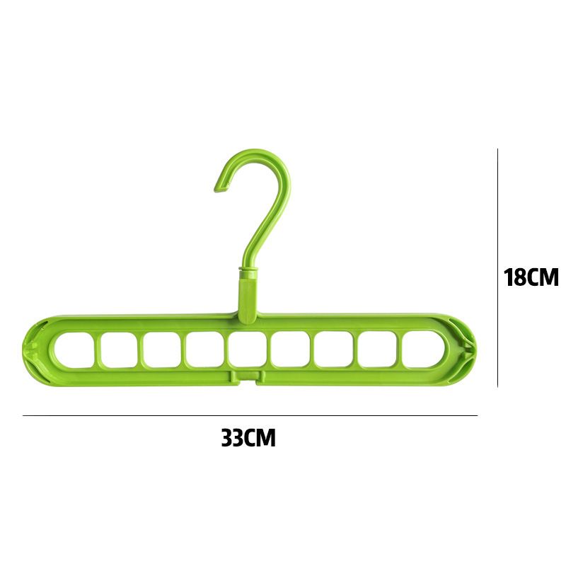 九孔衣架细节图