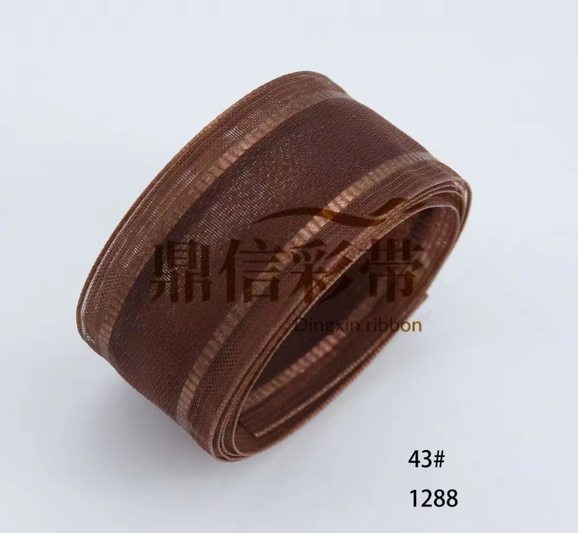 Korean webbing colorful baked edge yarn 1288 fabric lace ribbon factory direct sales, export for 25 years details Picture