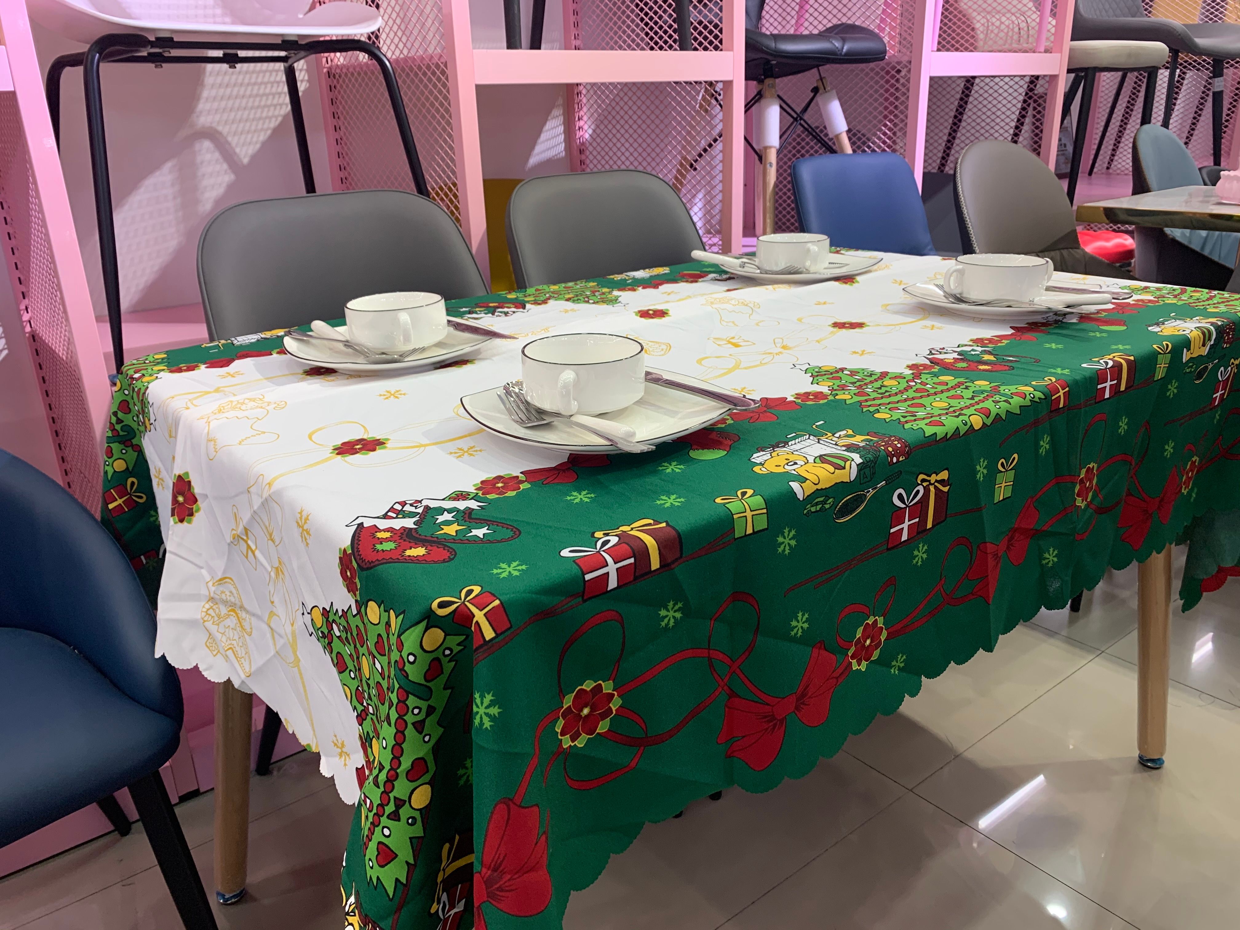 圣诞 节日/桌布 台布/聚会 聚餐细节图