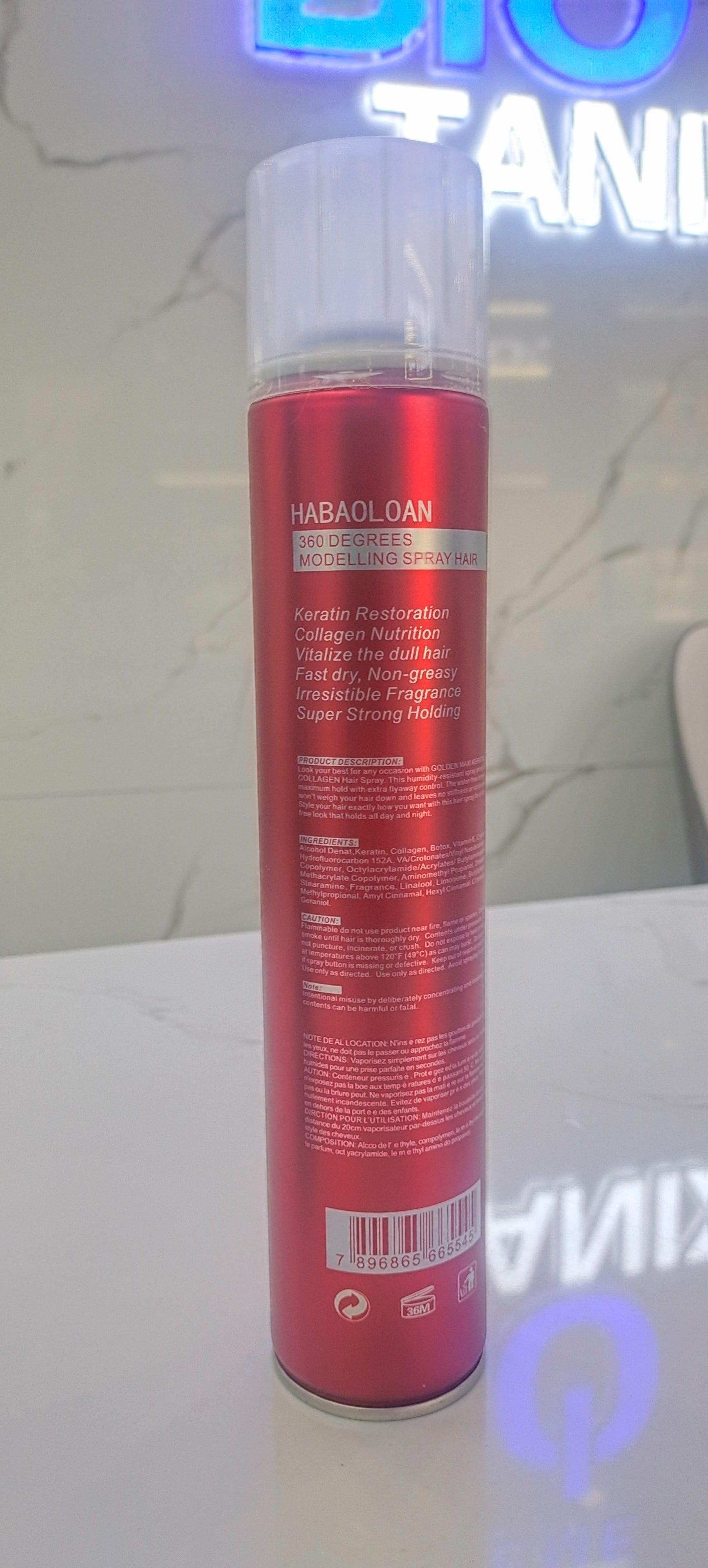 420ML hair spray Specification image