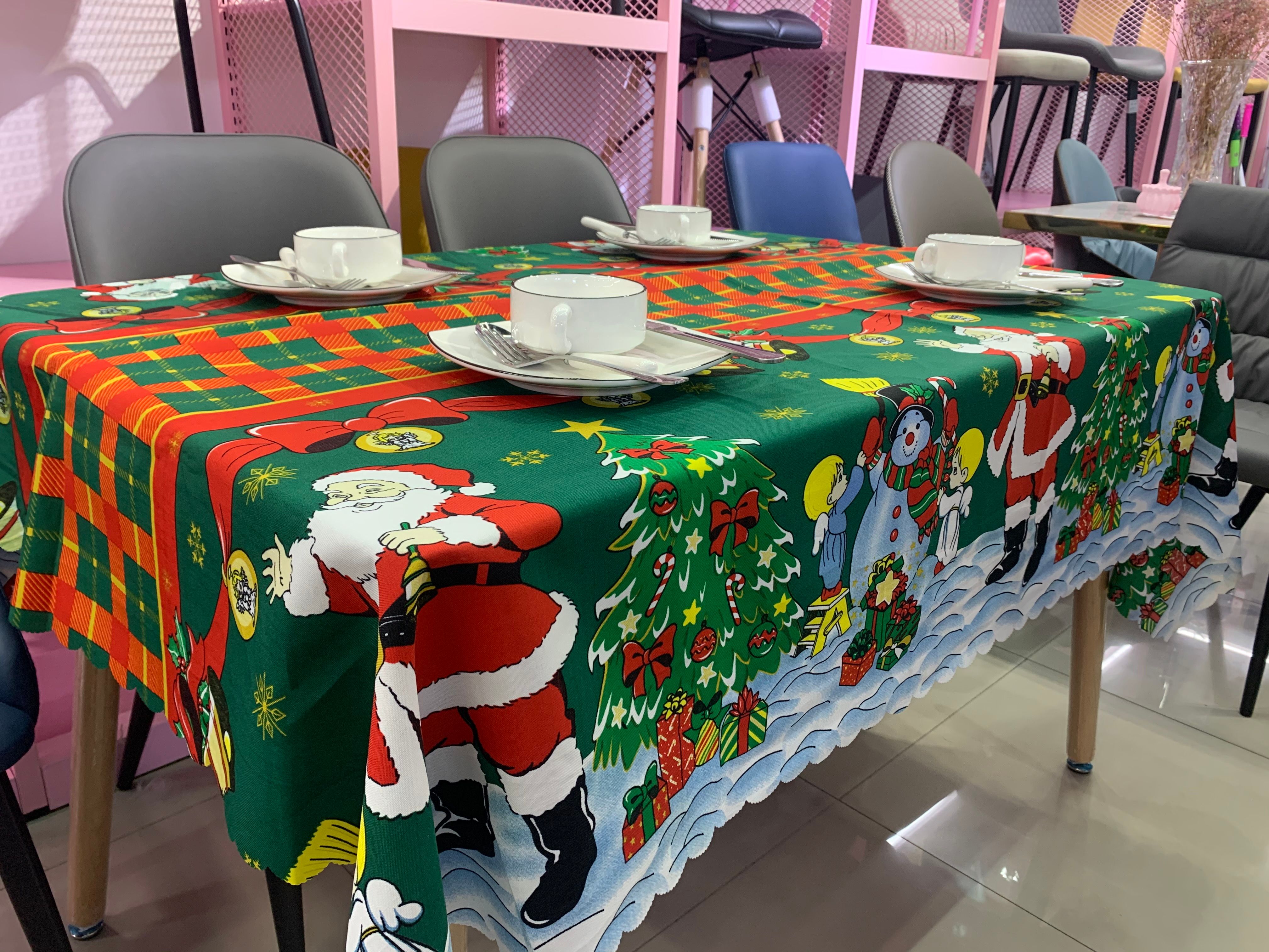 餐桌布艺/台布/桌布实物图