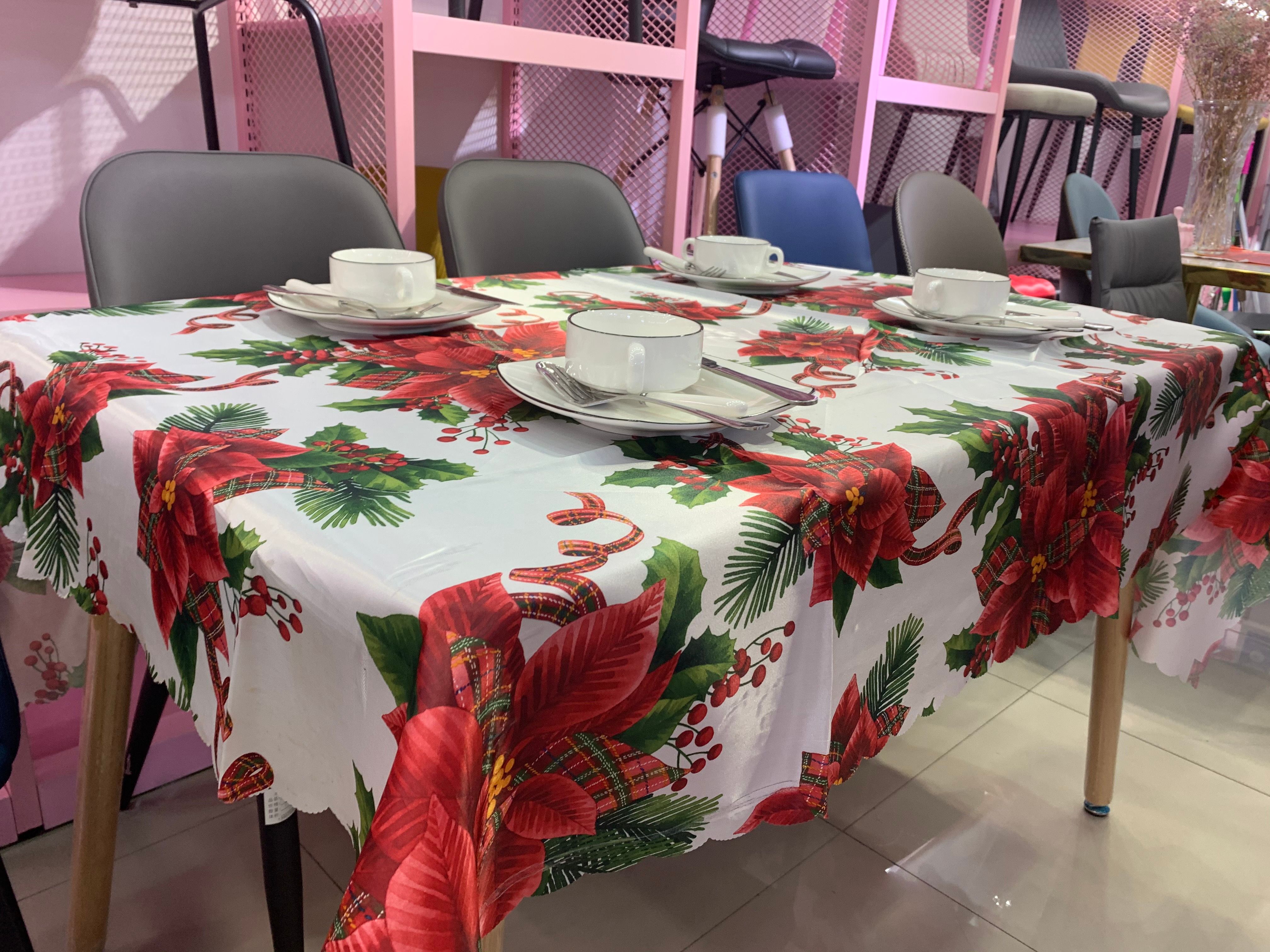 圣诞 节日/桌布 台布/聚会 聚餐细节图