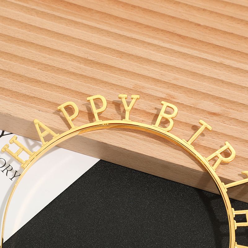 生日蛋糕装饰金色闪粉皇冠数字亚克力蛋糕插牌烘培甜品装饰插件15