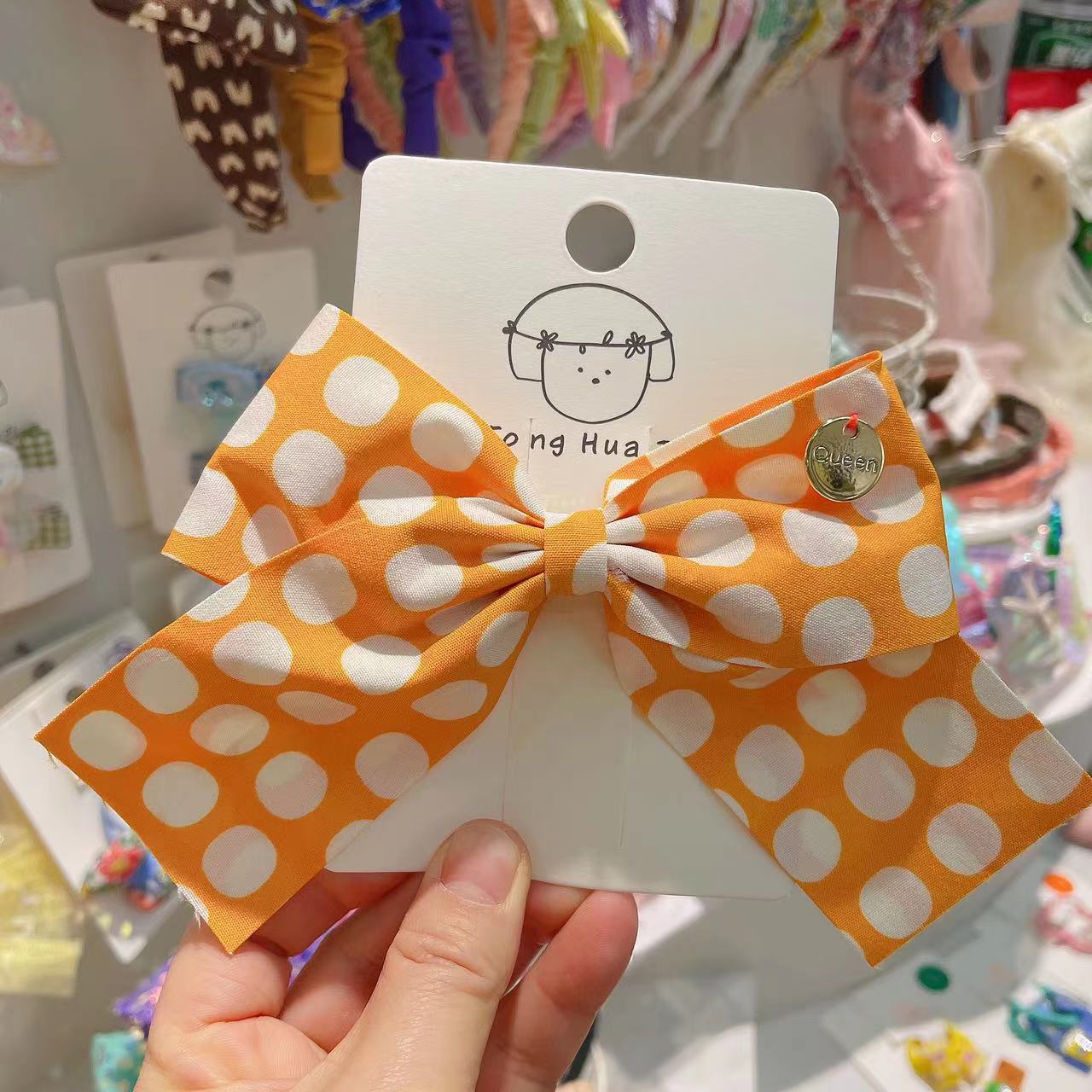 韩式精致布艺白底实物图