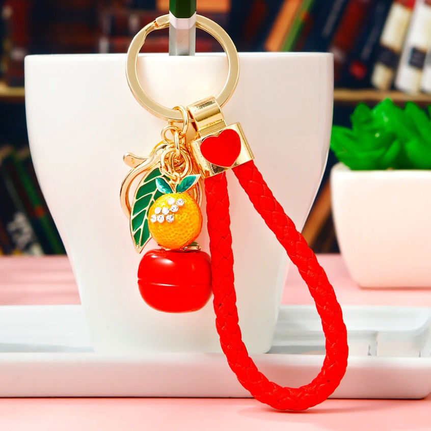 合金苹果钥匙扣三件套一系列混7