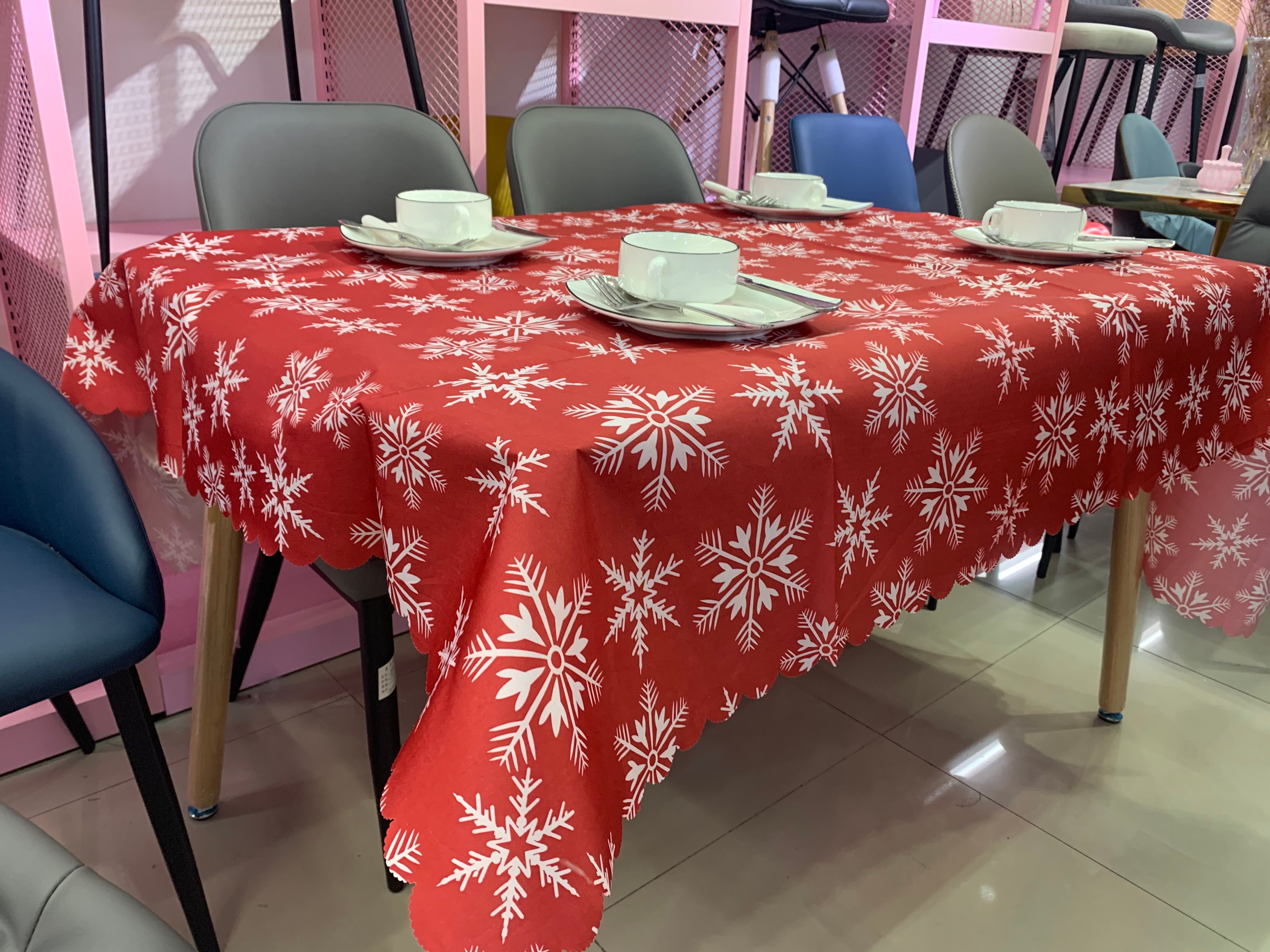 餐桌布艺/台布/桌布实物图