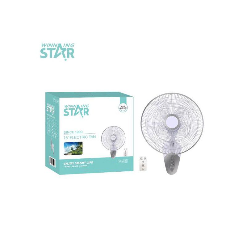 WINNING STAR WALL-MOUNTED ELECTRIC FAN
